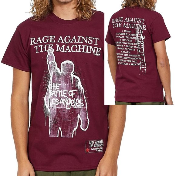 Rage Against The Machine BOLA Album Cover RATM metal rock Official T-Shirt M NWT - Picture 1 of 7